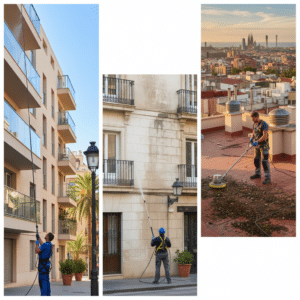 Limpieza de cubiertas