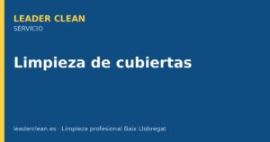 Leader Clean limpieza profesional limpieza cubiertas