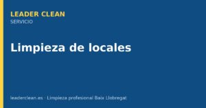 Leader Clean limpieza profesional limpieza locales