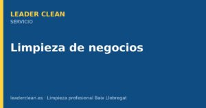 Leader Clean limpieza profesional limpieza negocios